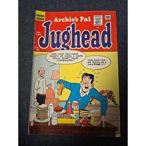 Archie's Pal Jughead #92 1963 VG+ Archie Comics The Boys Run The Choklit Shop